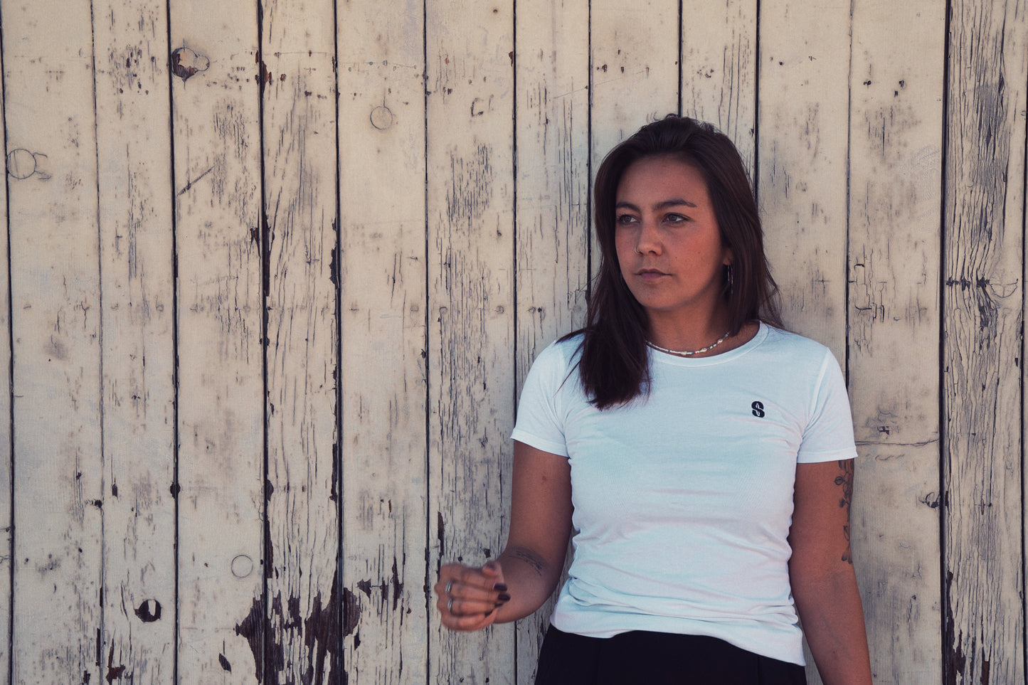 T-shirt basic skinny fit